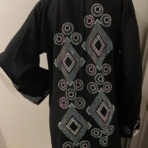 Dubai High Quality Open Abaya/Kimono/Kaftan Muslim